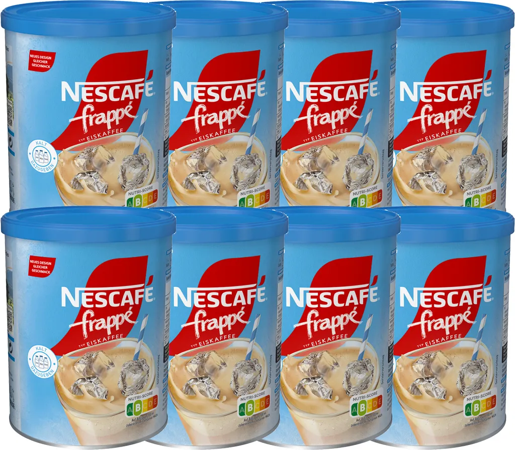 Nescafe Frappe Iced Coffee Refreshing Coffee Blend 275g 8-pack