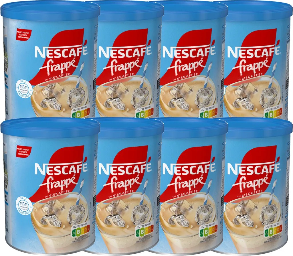 Nescafe Frappe Iced Coffee Refreshing Coffee Blend 275g 8-pack