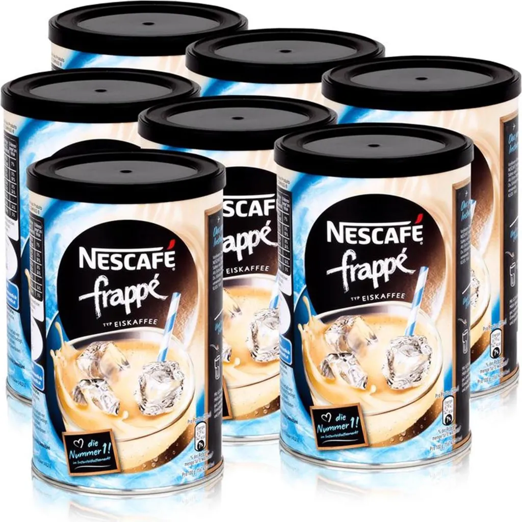 Nescafé frappé Typ Eiskaffee 275g - Getränkepulver mit Instant Kaffee (7er Pack