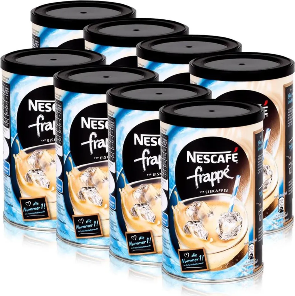 Nescafé frappé Typ Eiskaffee 275g - Getränkepulver mit Instant Kaffee (8er Pack