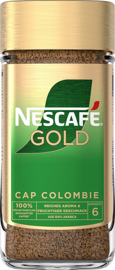 NESCAFÉ Gold Cap Colombie, löslicher Bohnenkaffee (1 x 200g)