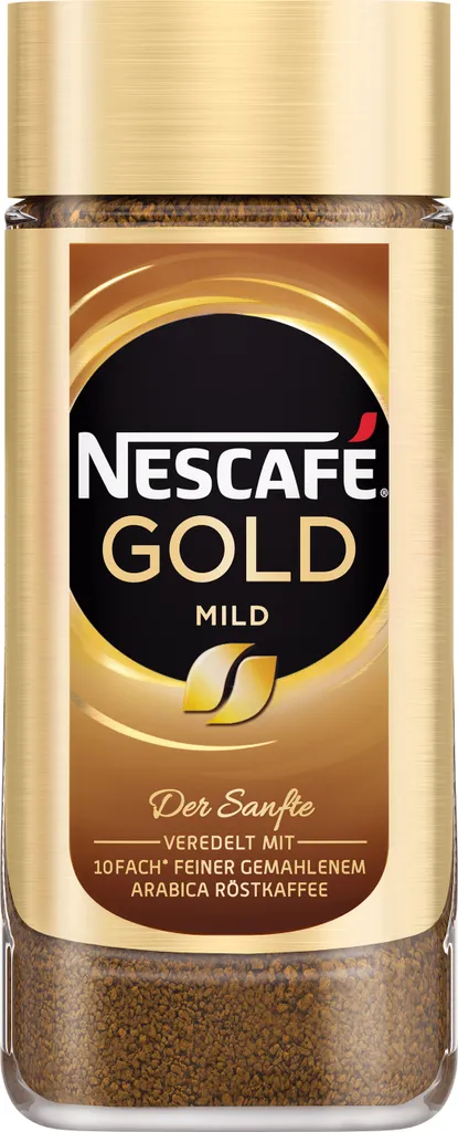 Nescafé Gold mild | löslicher Kaffee | 200g-Glas