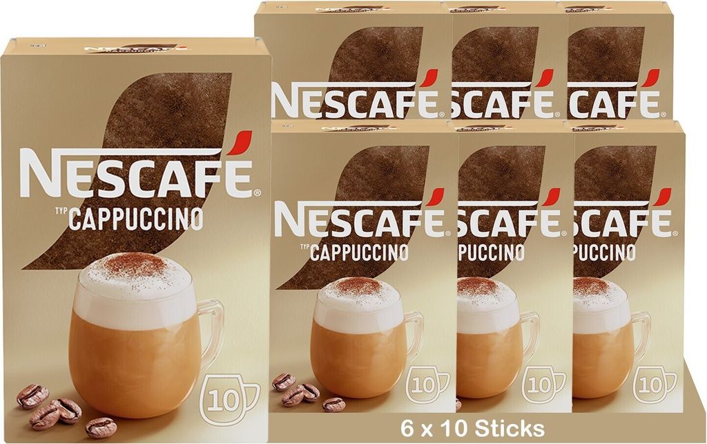 NESCAFÉ Gold Typ Cappuccino Cremig Zart  (6 x 10 x 14g)