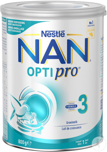 Nestle Nan Optipro 3 growth milk baby 1+ years can 800g