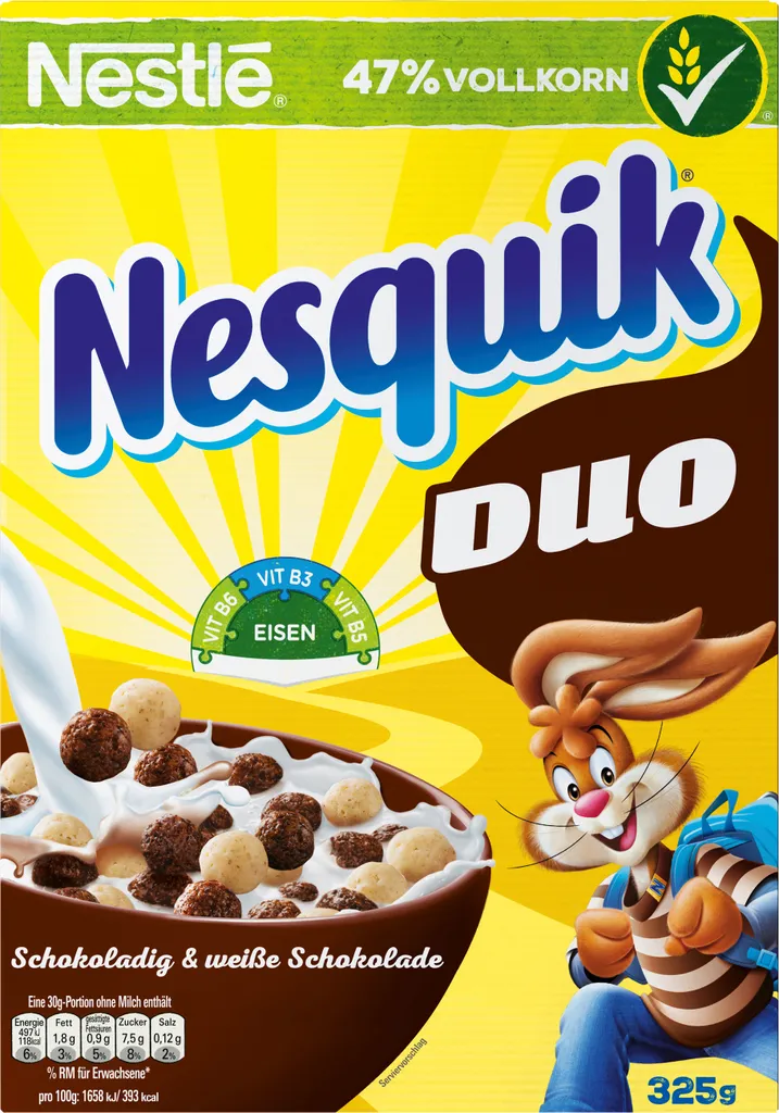 NESTLE NESQUIK DUO Cerealien 325g