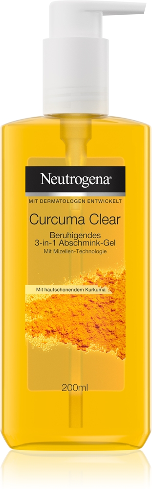 Neutrogena Curcuma Clear micellar gel for make-up removal
