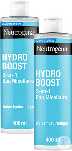 Neutrogena Hydro Boost 3In1 Micellar Water Bottle 400ml Promo 1+1 Free