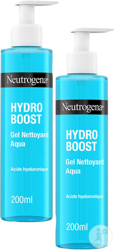 Neutrogena Hydro Boost Aqua Cleansing Gel Pump Bottle 200ml Promo 1+1 Free