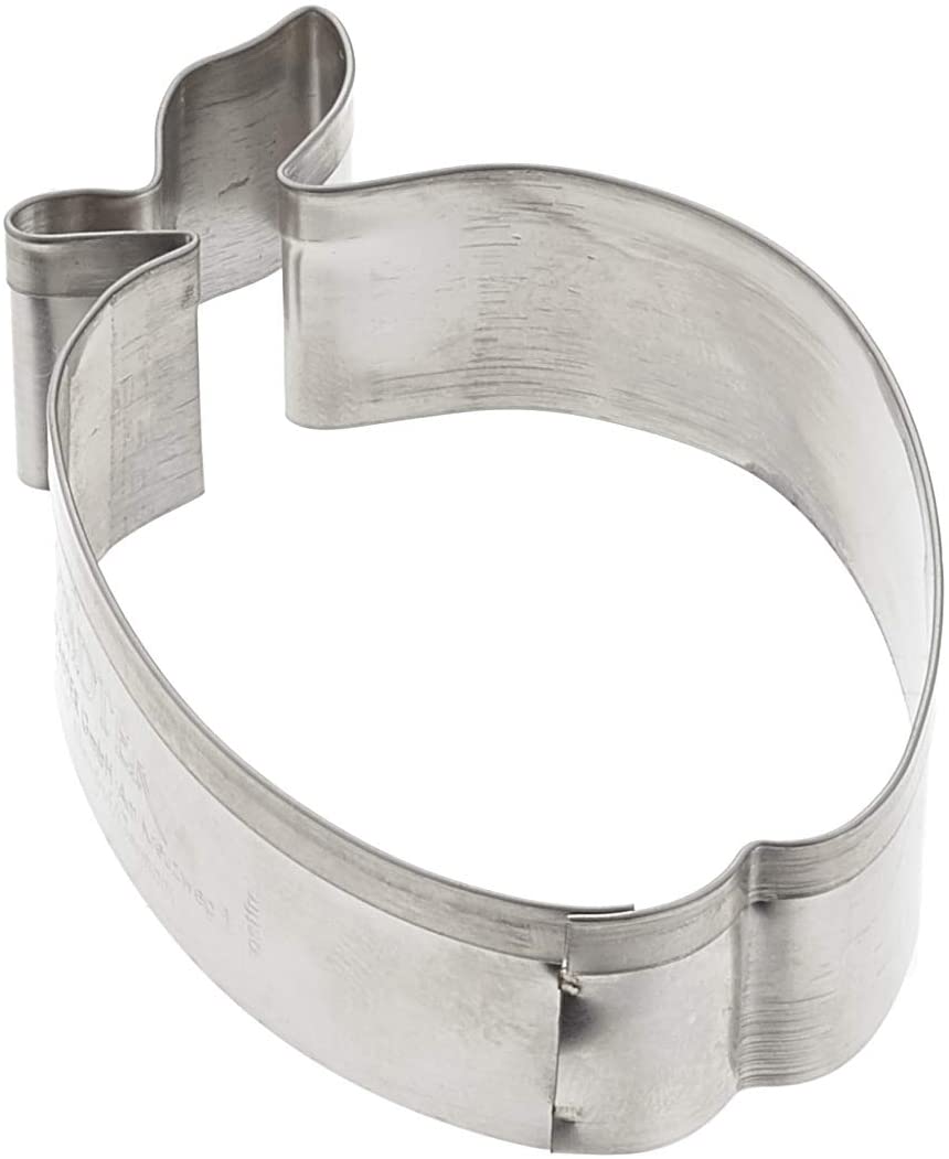 Staedter New Apple Cookie Cutter, Stainless Steel, 7.5 cm