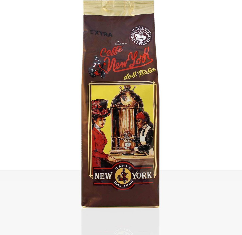 New York Caffe Extra 12 x 1kg coffee beans, 100% Arabica with Jamaica Blue Mountain