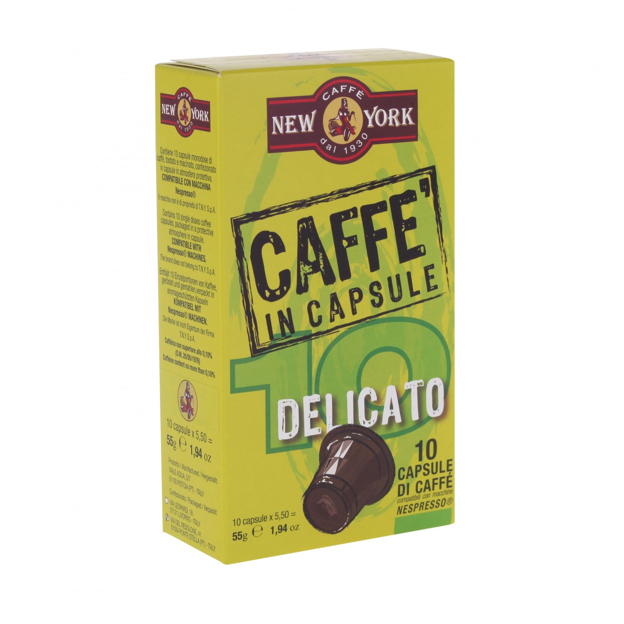 New York Delicato Capsules 10 Pieces