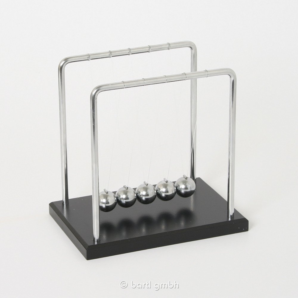 Newtons Cradle With Base 9,5 Cm 199