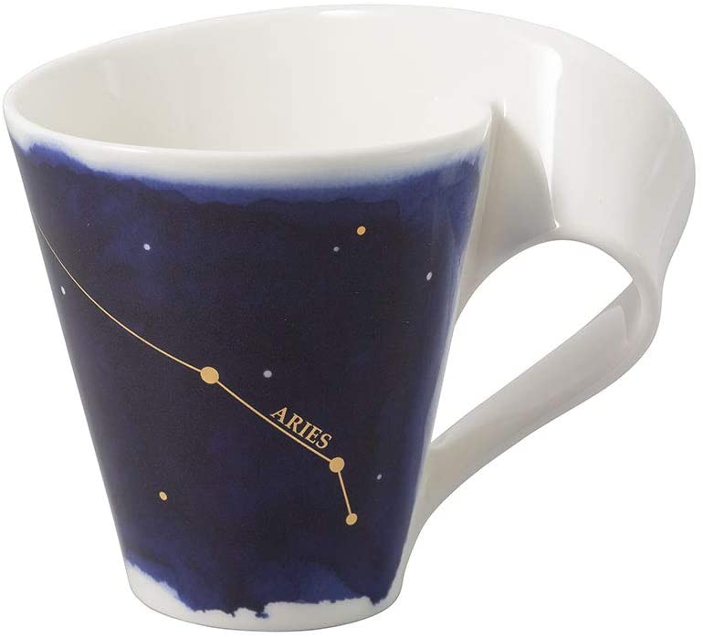 Newwave Stars Aries Mug, 300 Ml, Blue/White