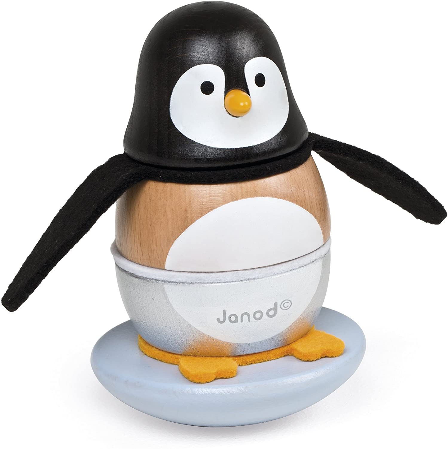 Janod Penguin Stacking/Rocking Toy