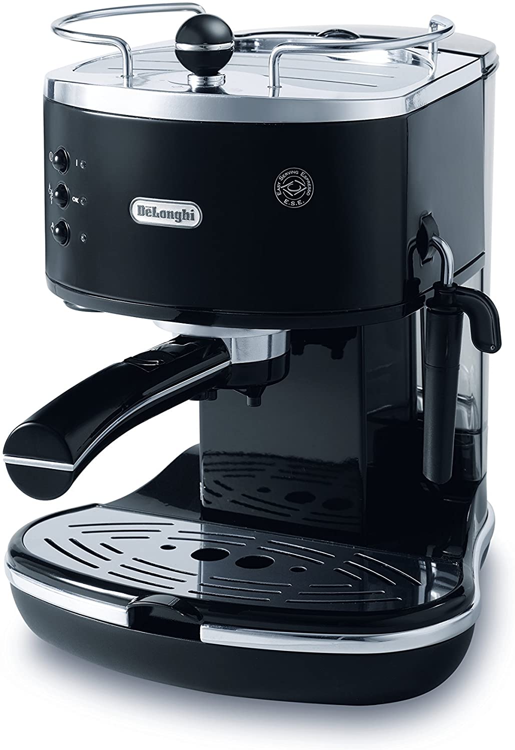Delonghi Eco 310 BK 1050 Watt 15 Bar Pump Coffee – Espresso Italian Style Machine in Black