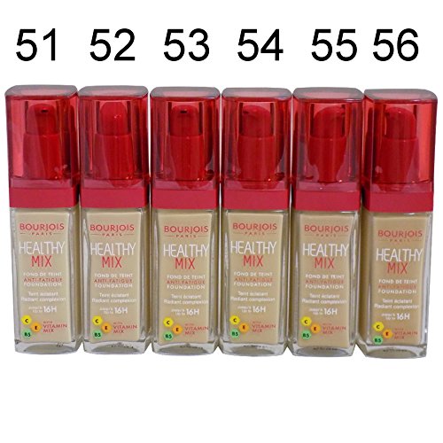 2 x Bourjois Healthy Mix Foundation (51 Light Vanilla), vanilla ‎51