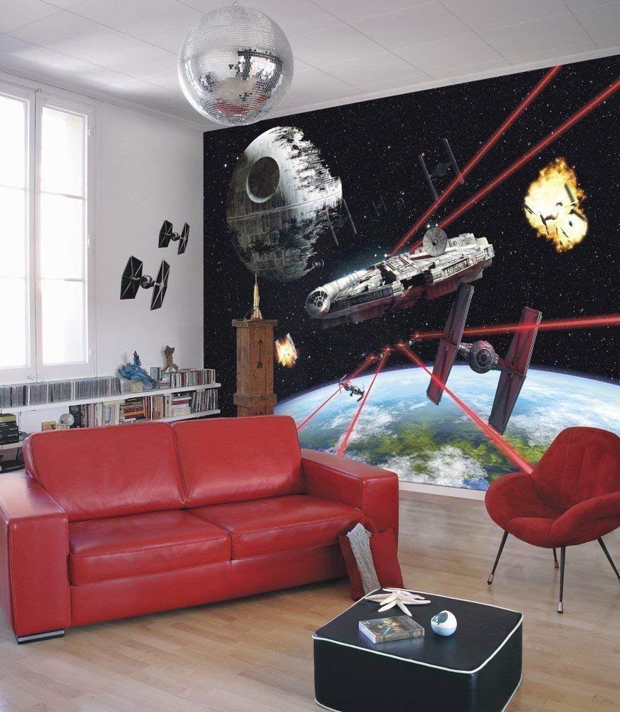 Komar Photo Wallpaper Star Wars Millennium Falcon - 368 X 254 Cm Wallpaper,