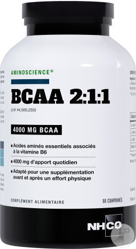 NHCO Aminoscience BCAA 2:1:1 4000mg 90 tablets