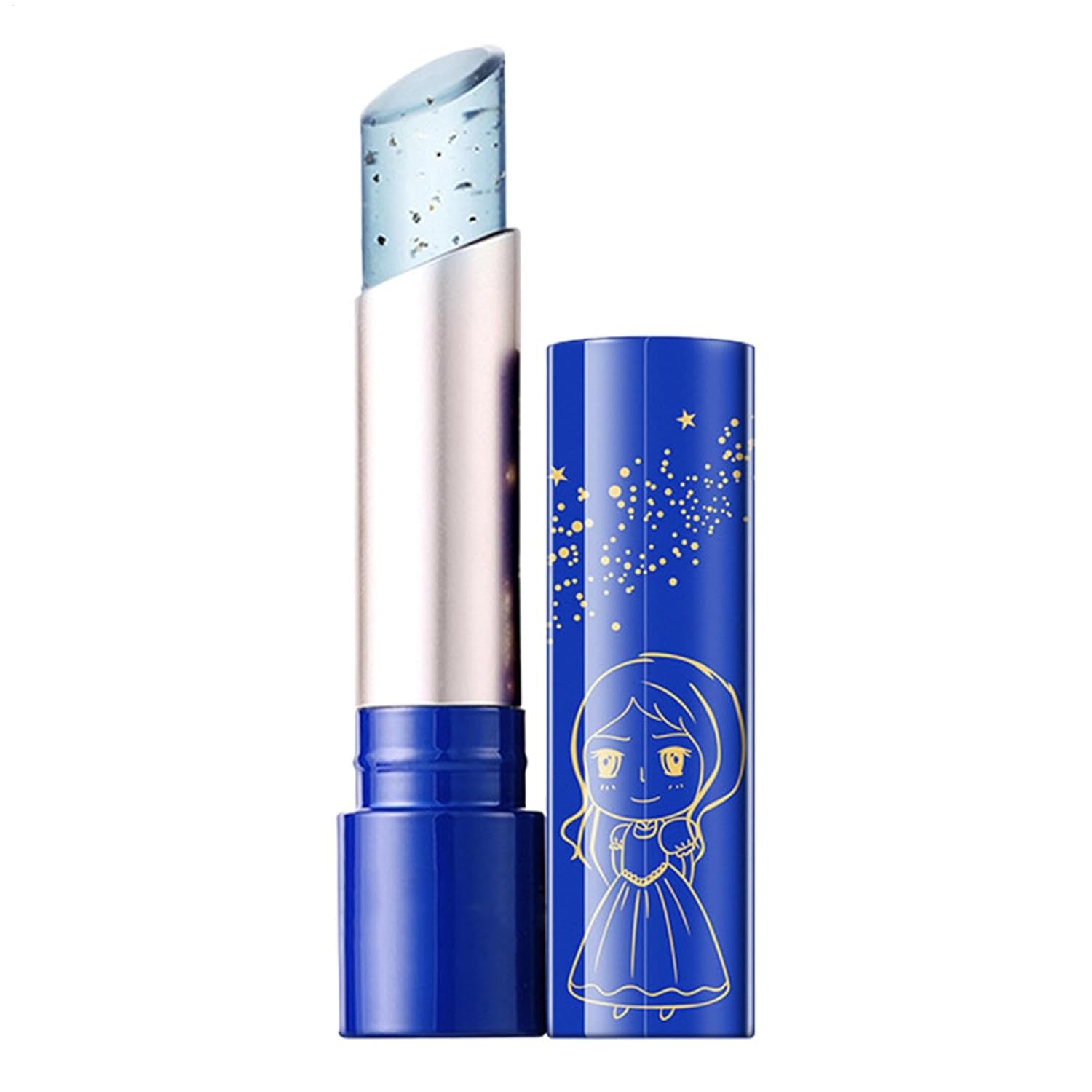 Korean Blue Jelly Lip Balm, Blue Jelly Lip Gloss, Crystal Jelly Lipstick, Lip Balm Color Changing
