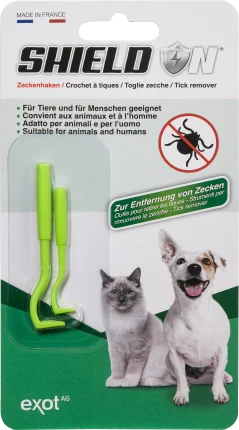 Accessories for dogs and cats, tick hooks, 2 pieces