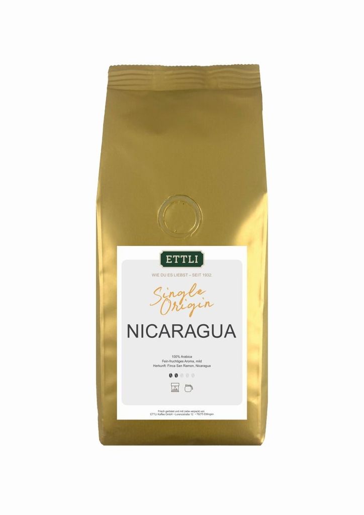 Nicaragua Single Origin 250g Ettli Coffee Beans 100% Arabica