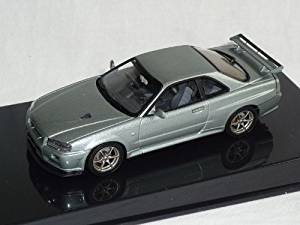 Nissan Skyline R34 R-34 Gtr V-Spec Ii Grey 1/43 Auto Art Autoart Model Car