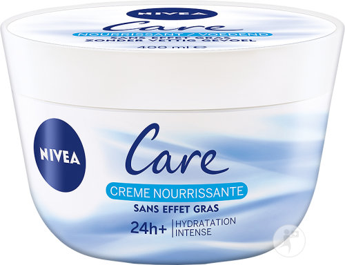 Nivea Care Nutrition Intense Rapid Absorption Face and Body Cream Jar 400ml