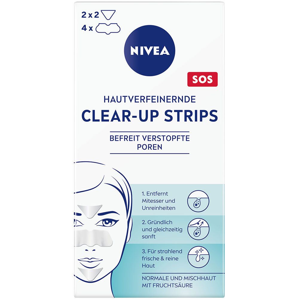 NIVEA® skin-refining clear-up strips
