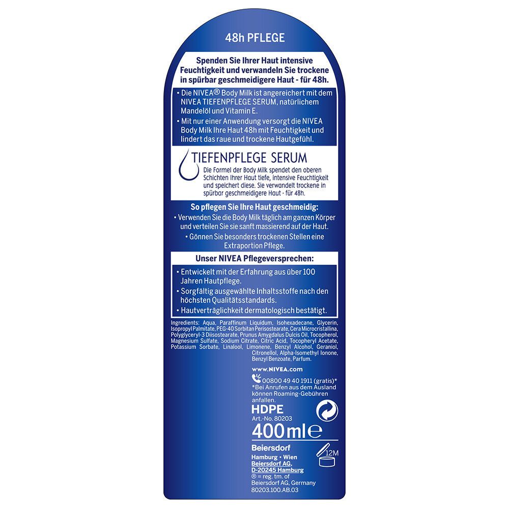 NIVEA® Reichhaltige Body Milk