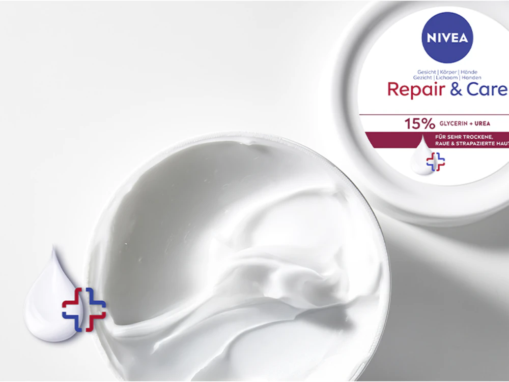 NIVEA Repair & Care Urea regenerating body cream for dry and very dry skin