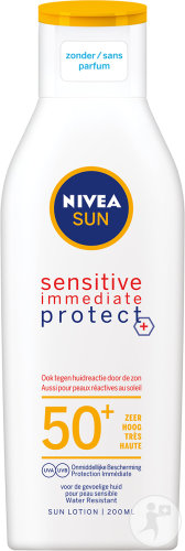 Nivea Sun Sensitive Instant Protection Zonnemelk SPF50+ bottle 200ml