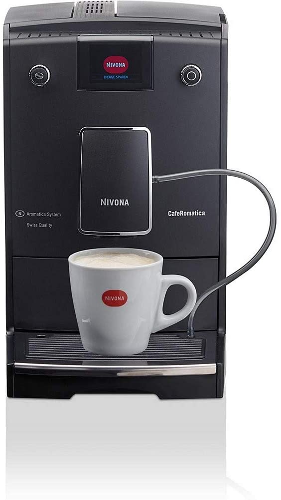 Nivona NICR CafeRomatica 759 Fully Automatic Coffee Machine, Metal, 2.2 Litres, Matte Black/Chrome