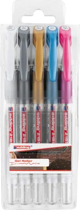 edding gel pen set 2185 5 pieces, 1 pc