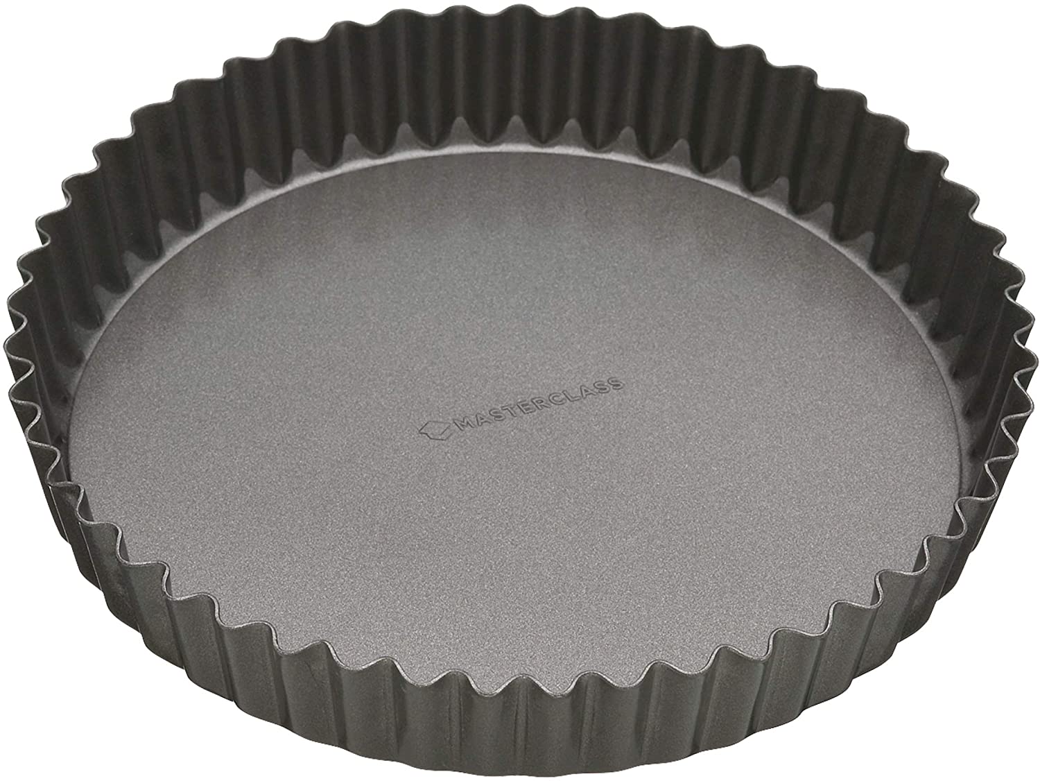 Master Class Non-Stick Large Fluted Flan Tin / Quiche Pan with Loose Base, 30 cm (12\")