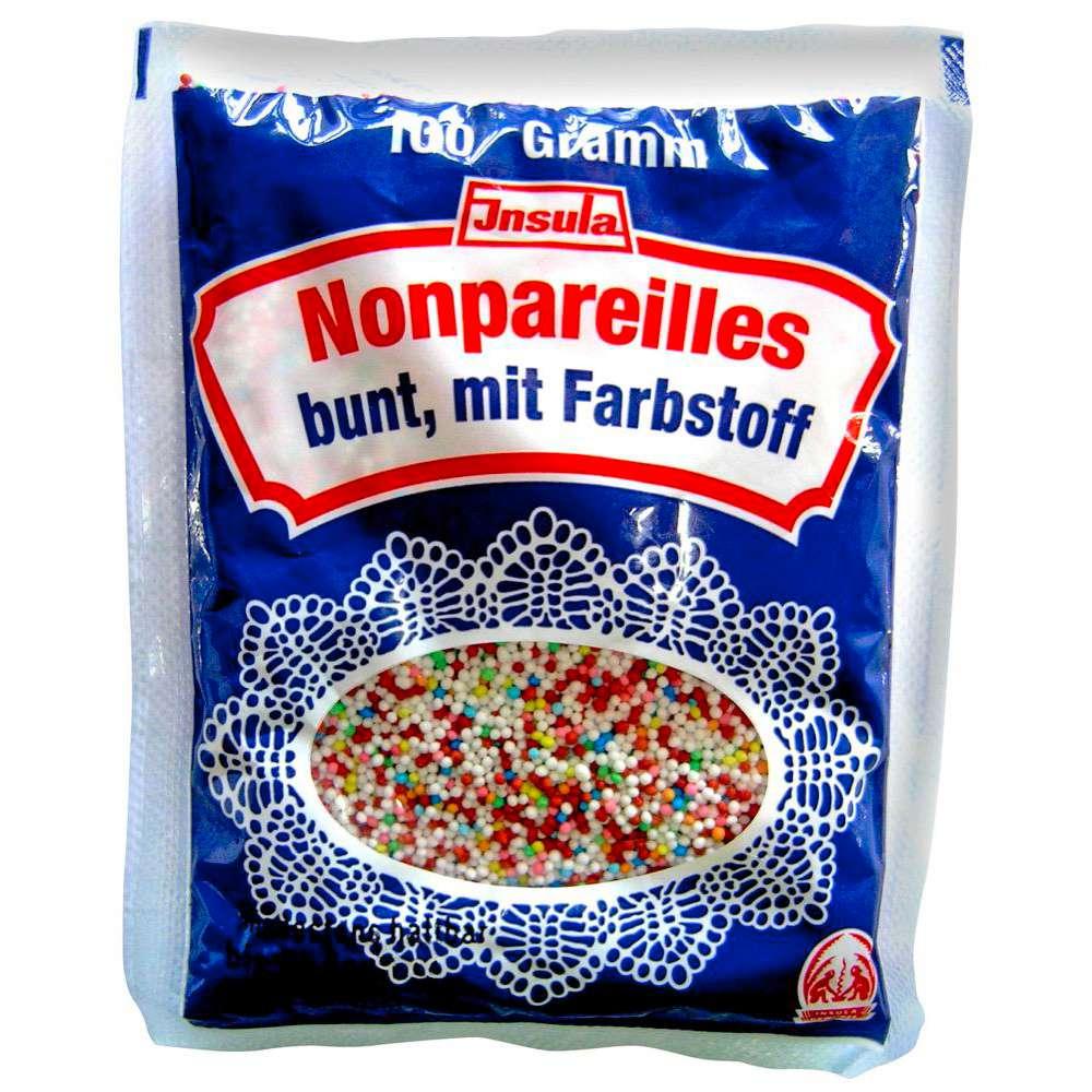 Nonpareils, colorful