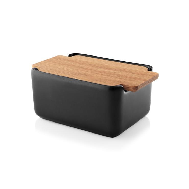Nordic kitchen butter can oak cover 10 x 15cm