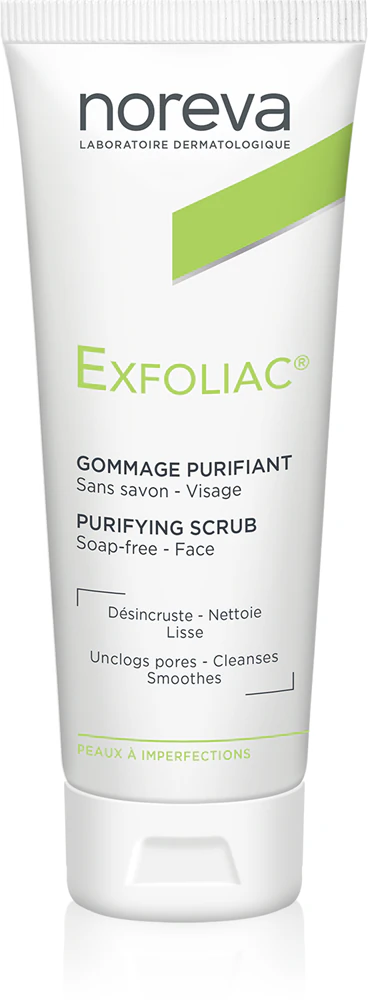 Noreva Exfoliac Purifying Scrub Cleansing peeling for impure skin
