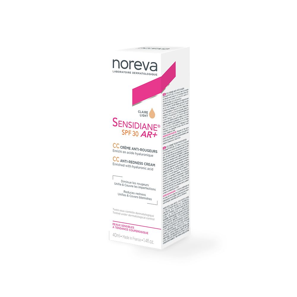 noreva Laboratoires Sensidiane AR+ CC Anti-Redness Cream SPF 30 Light Tint
