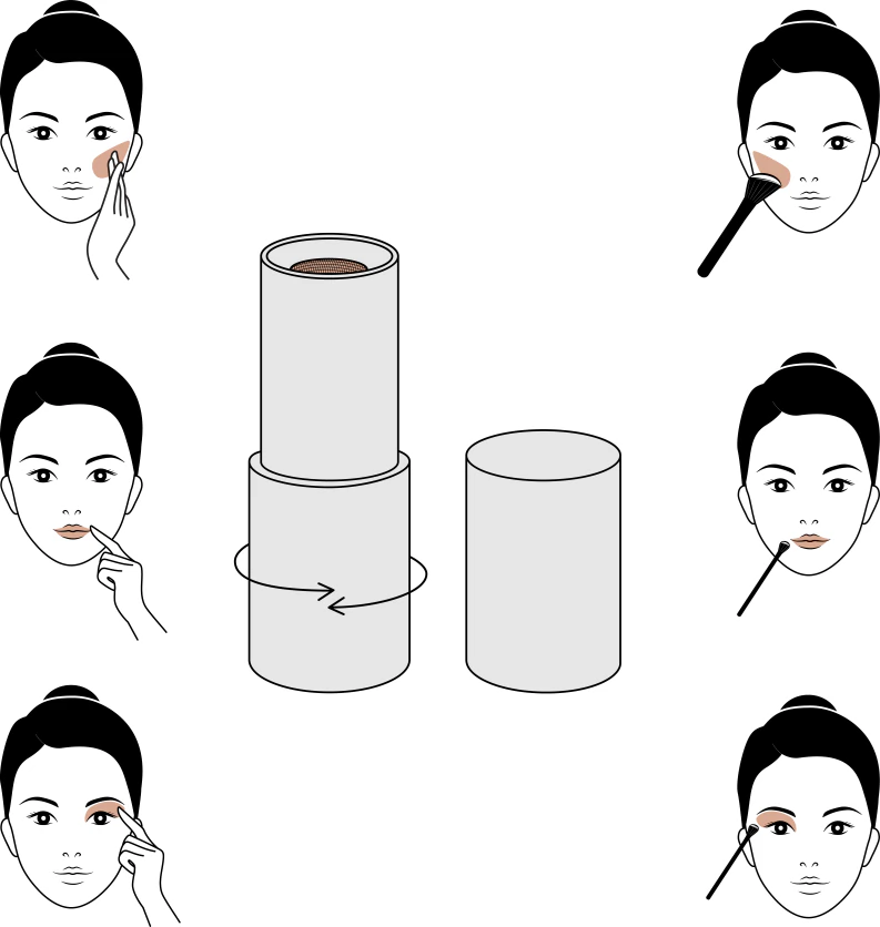 Notino Make-up Collection 3-in-1 make-up multifunctional make-up for eyes, lips and face