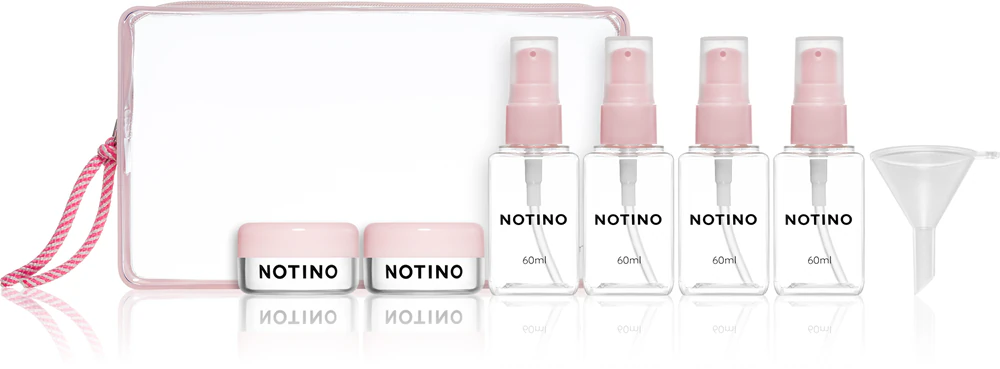 Notino Travel Collection Travel Bottle Set Travel Bottles Pink