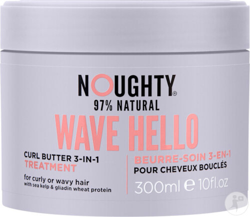 Noughty Wave Hello Curl Care Butter 3in1 Curly Hair Jar 300ml