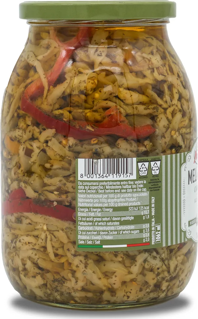 Novella | Eggplant in oil | Melanzane condite | 600 g | from Italy