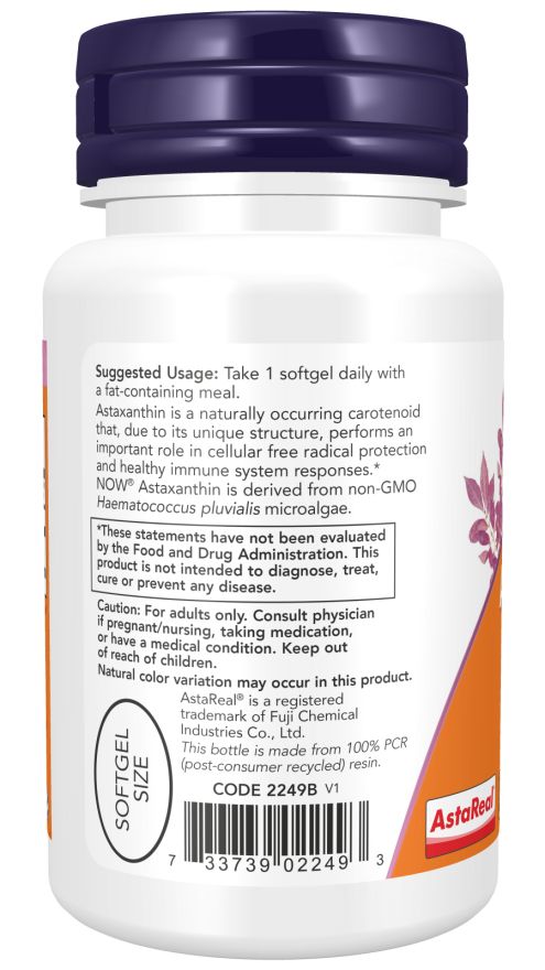 NOW FOODS Astaxanthin 10 mg
