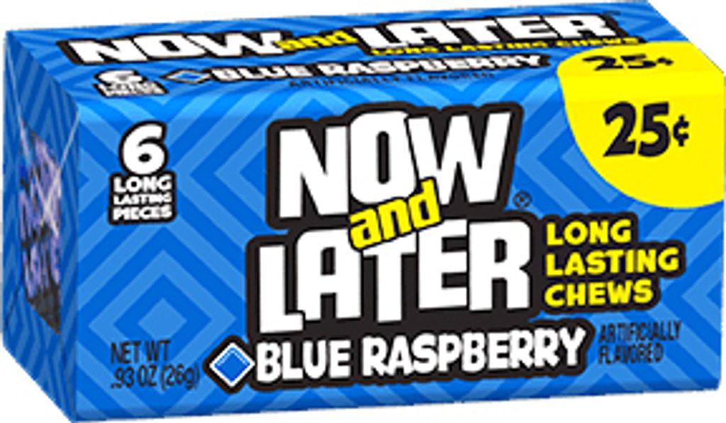 Now & Later Blue Raspberry (24 x 26g)
