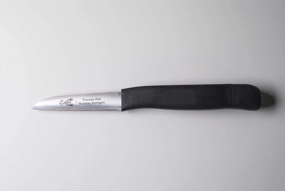Kitchen Knife with Sharpener on the handle