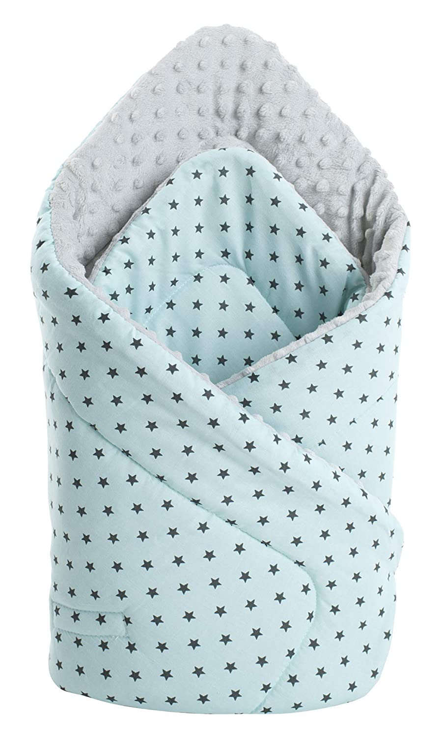 Minky Swaddling Blanket 100% Cotton 75 X 75 Cm Baby Pillow Double-Sided Sof