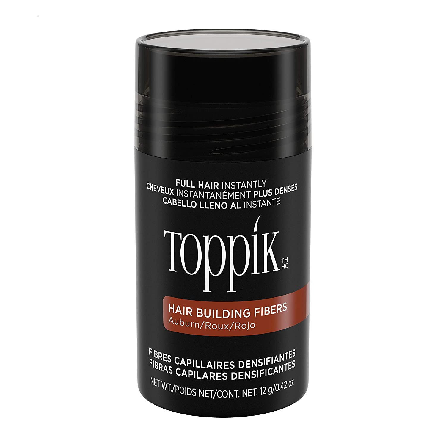 Toppik hair fibres for extra fullness, volume. 3 g auburn