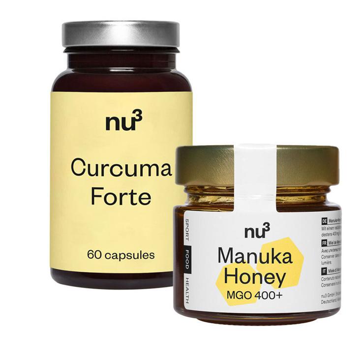 nu3 Premium Curcuma Forte + nu3 Manuka Honey MGO 400