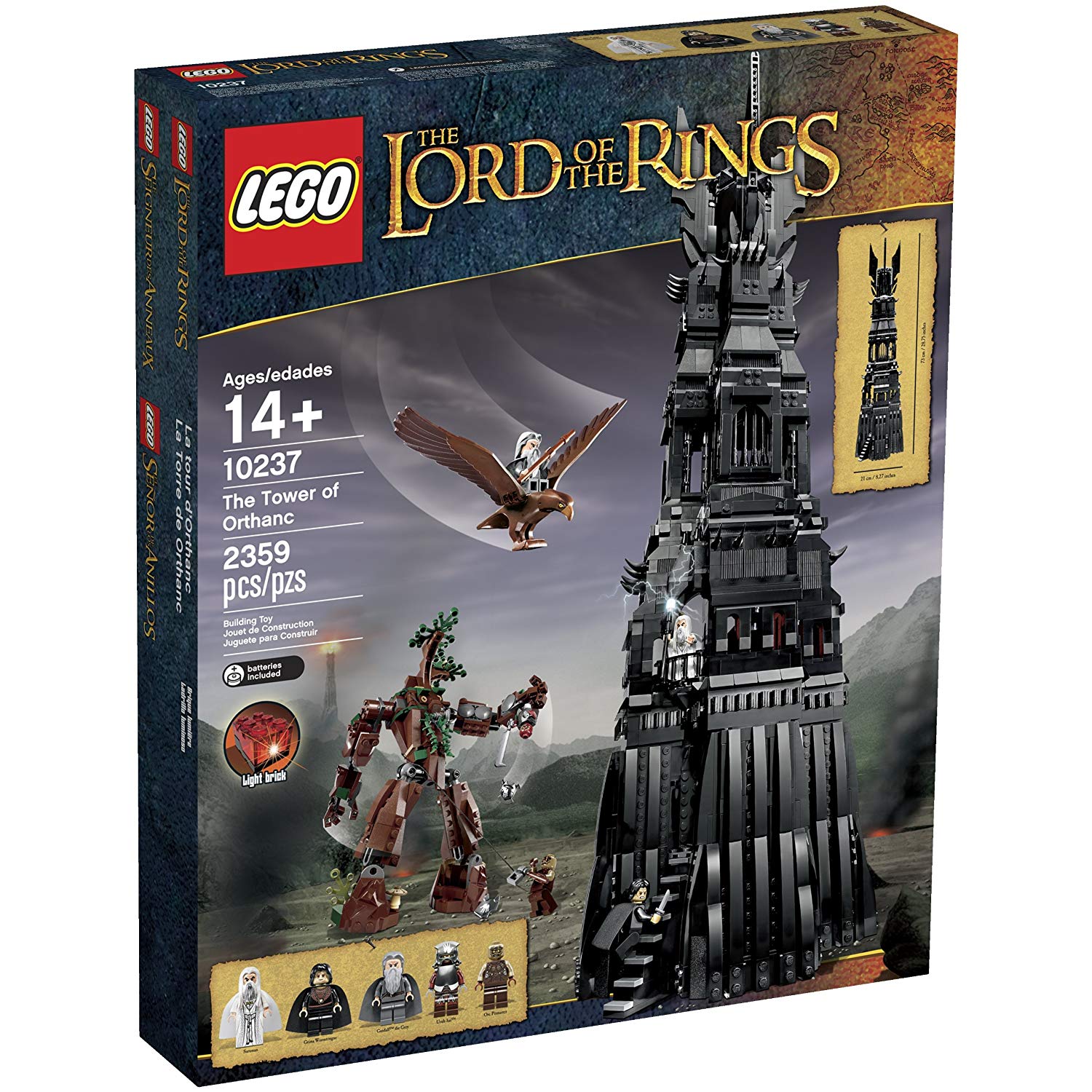 LEGO 10237 Lord of the Rings The Tower of Orthanc Building Set (japan impor