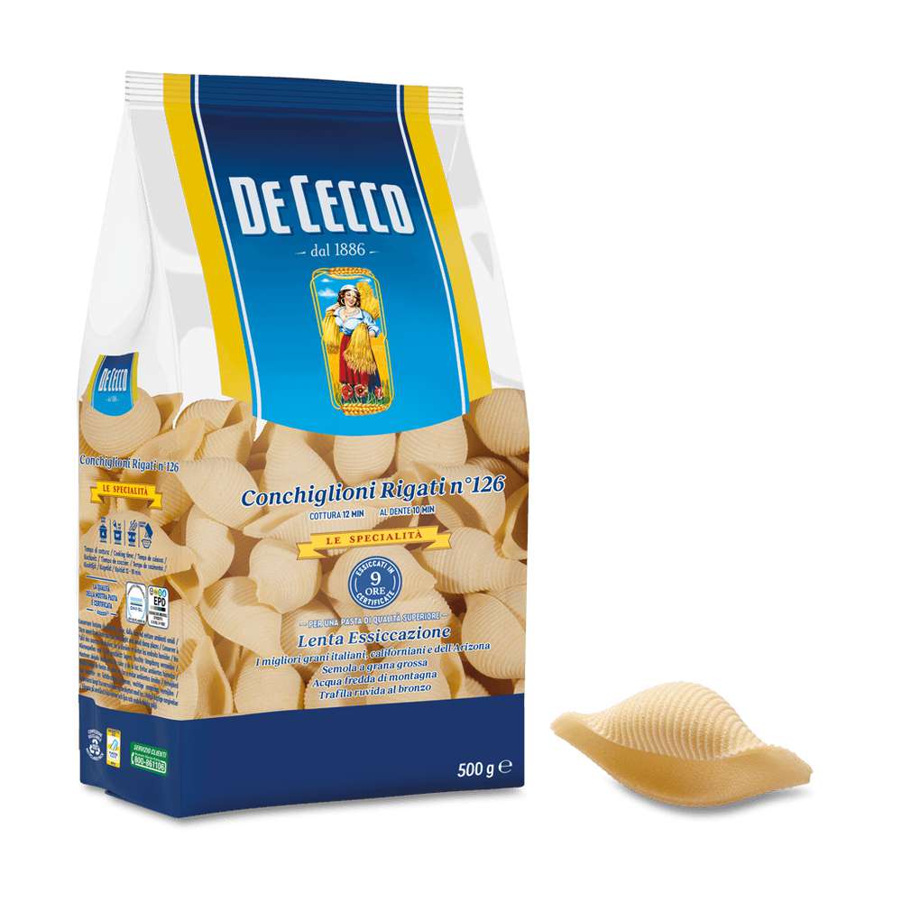 Pasta, Conchiglioni Rigati